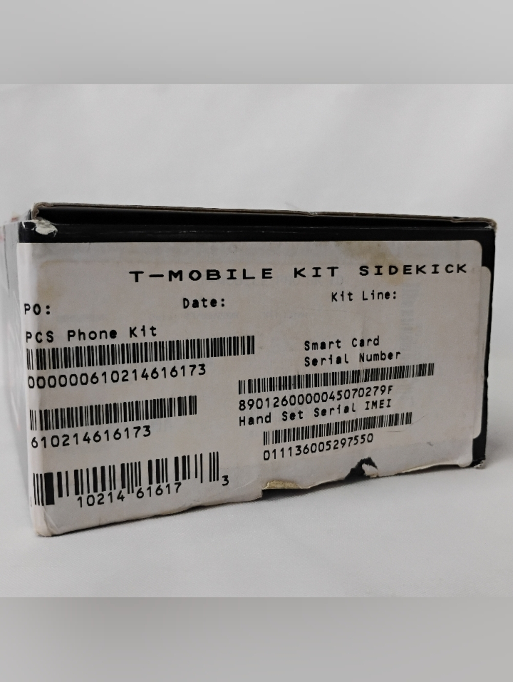 (NO PHONE) T-Mobile Sidekick iD PV150 Box Headphones Sim Card & Protective Case - Picture 4 of 16